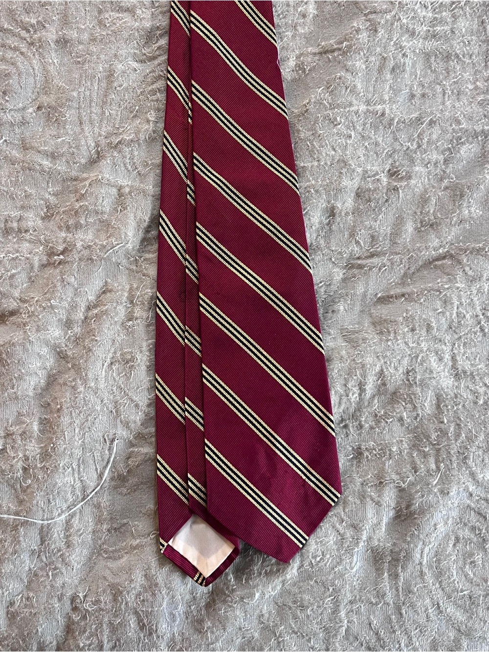 Vintage Brooks Brothers Silk Striped Necktie Preppy Academia